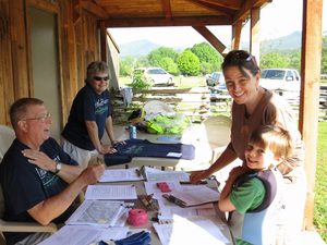 Photo: Registration at the Heritage Center Photo: Registration at the Heritage Center